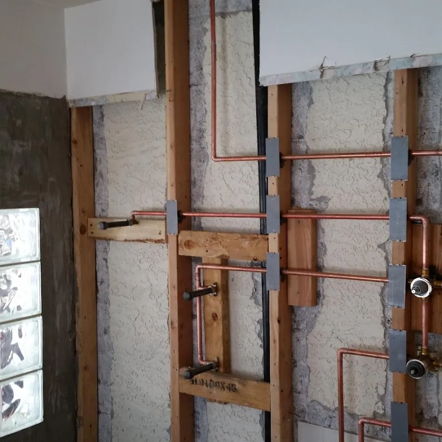 Copper pipe installation for Burst Pipe Repair in Solon